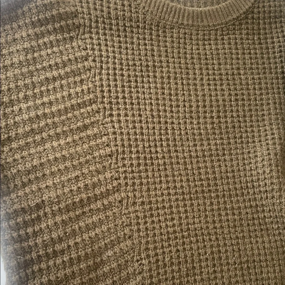 Madewell Olive Crew Neck Sweater - Picture 7 of 7
